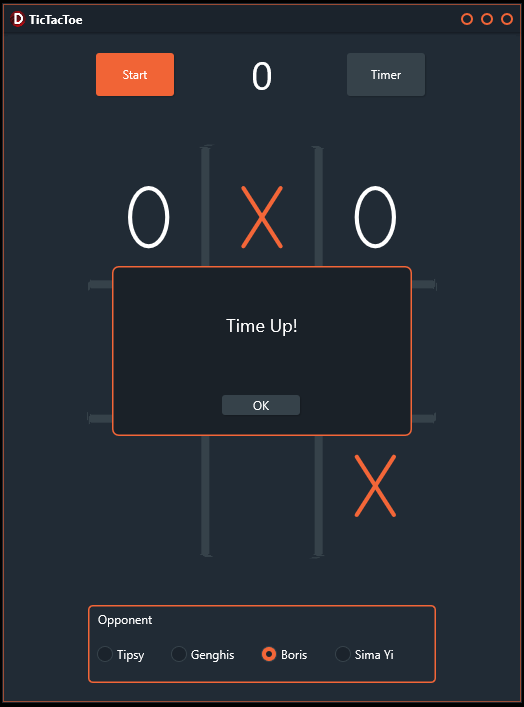 TicTacToe gameplay Screenshot 1