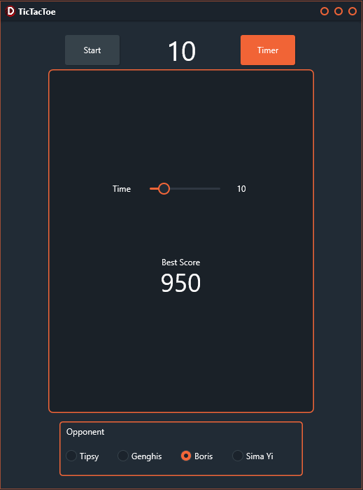 TicTacToe gameplay Screenshot 2
